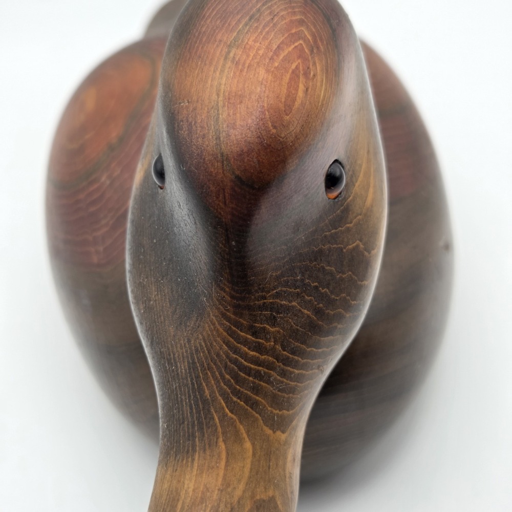 Vintage Bundy & Company John E. Bundy Wooden Duck Decoy Carving Signed - Picture 6 of 15